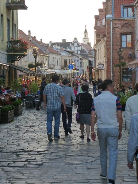 Baltikum-P624.JPG - Die Fussgängerzone von Kaunas, zweitgrösste Stadt Litauens, 304000 Einwohner