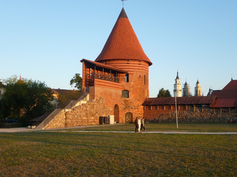 Baltikum-P639.JPG - Die Burg von Kaunas wurde immer wieder zerstört und wieder aufgebaut